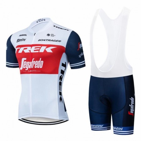 Tenue Maillot + Cuissard à Bretelles 2020 Trek-Segafredo Femme N001